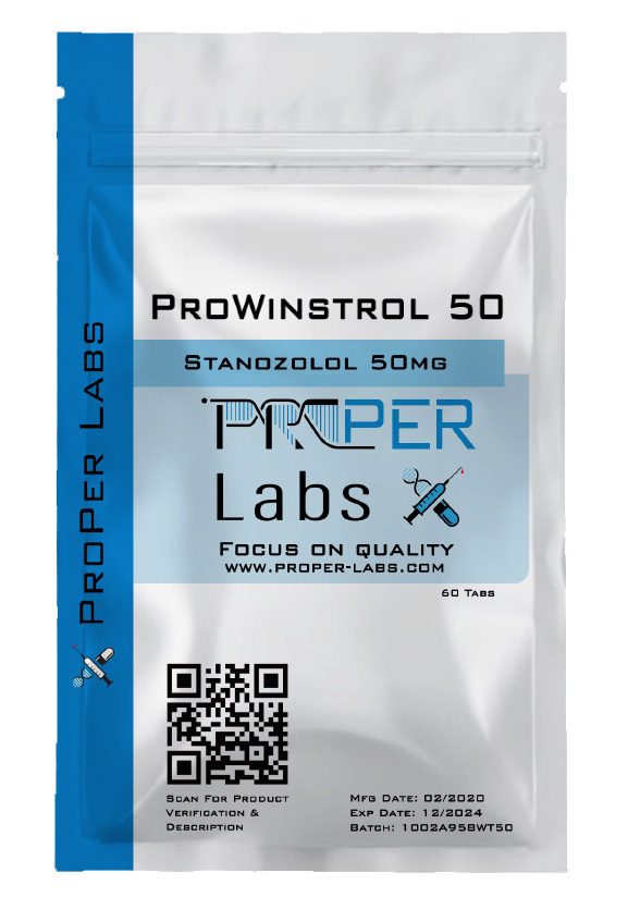 Sachet Of Winstrol Proper Labs (Prowinstrol 50) 