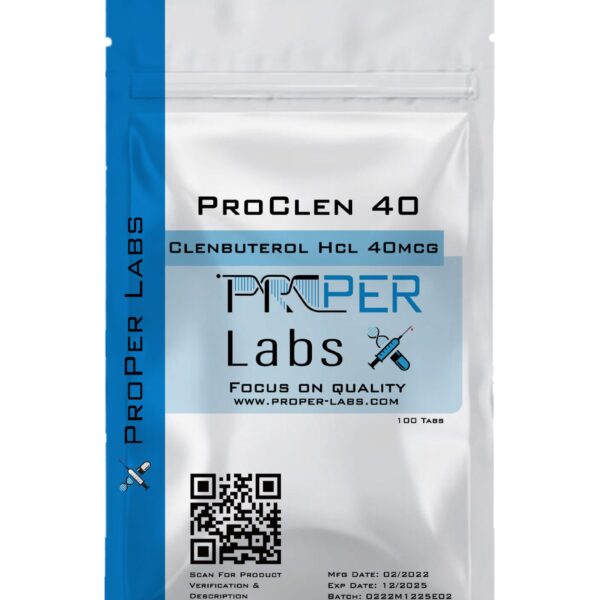 Proclen 40Mcg Clenbuterol - Proper Labs Pills / Tablets