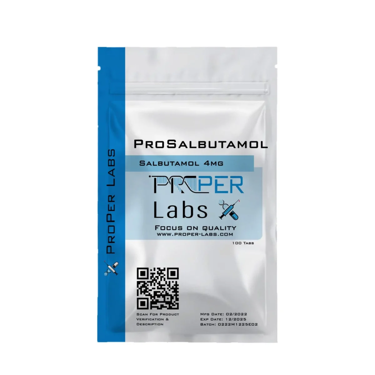 Prosalbutamol (Albuterol) Tablets Proper Labs