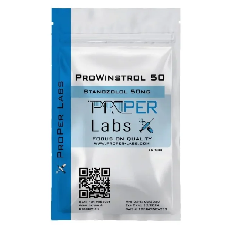 Proper Labs Prowinstrol 50Mg - High Quality Stanozolol Tablets Sachet