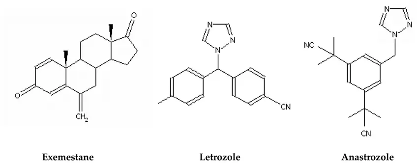 Chemical Comparison Profile Of Anastrozole Vs Letrozole Vs Exemestane