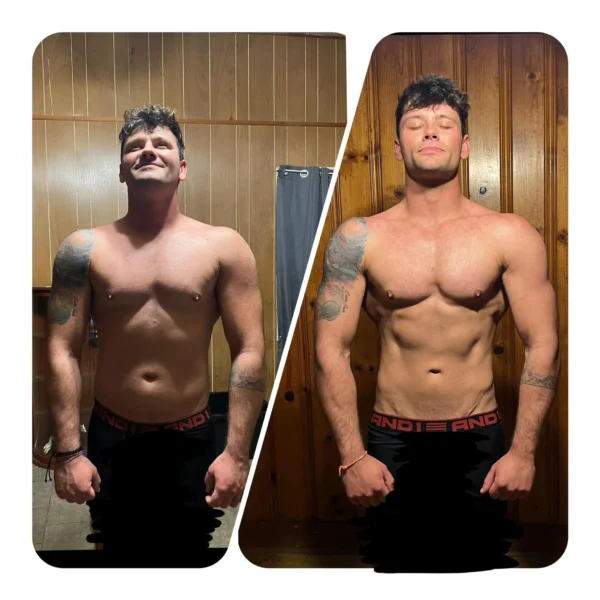 Men Body Results After 6 Weeks Of Clenbuterol Usage