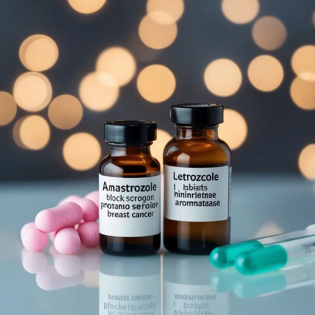 Visual Representation Of Anastrozole And Letrozole Bottle