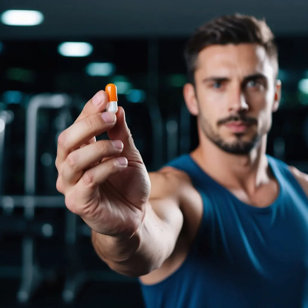 A Man Holds A Pill Of Anastrozole In His Hand