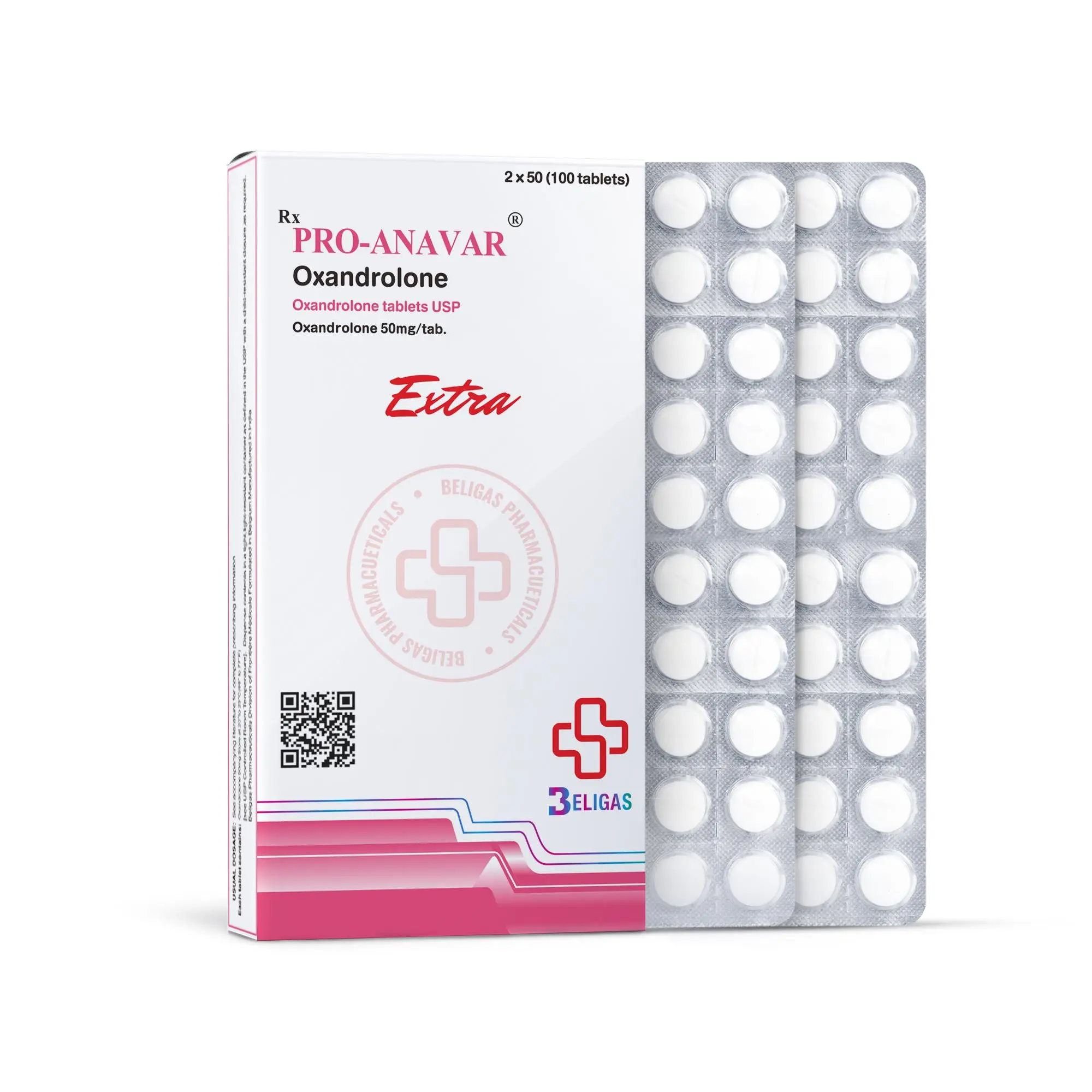 Pro – Anavar® Oxandrolone 50Mg Beligas Pharmaceuticals
